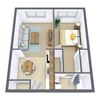 Amberwood Apartments | One Bedroom | Plan 11A Amberwood Apartments | One Bedroom | Plan 11A